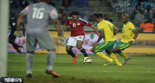 بالفيديو.. هدف مبكر وفرص ضائعة من صلاح في لقطات مصر وجنوب افريقيا